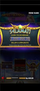 kemenangan besar di game Gate of Olympus 1000 Lotto03