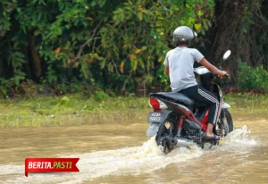Jakarta kembali banjir,Jaga Suspensi Motormu dari resiko kerusakan