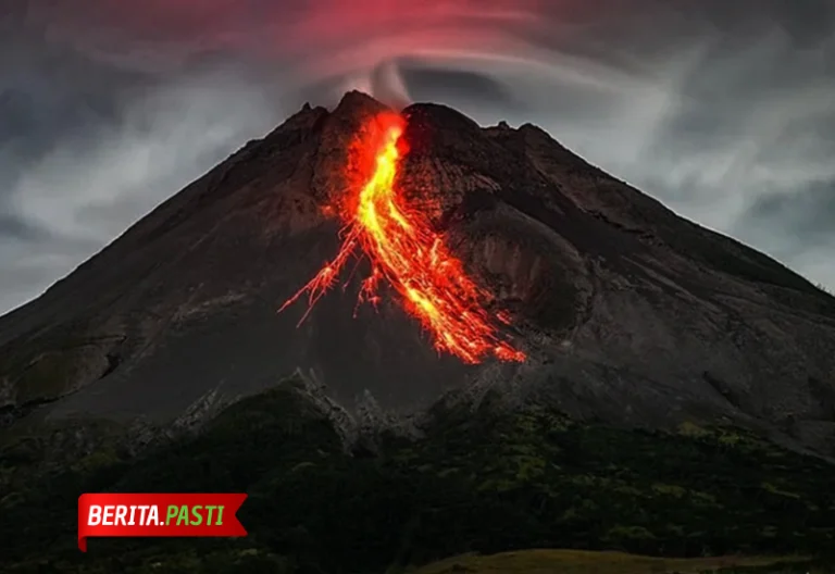 Gunung Marapi Kembali Meletus, Warga Dihimbau Siaga
