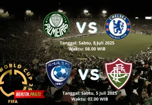 Jadwal Live Pertandingan Piala Dunia Antar Klub 2025: Persaingan Keras Menuju Semifinal