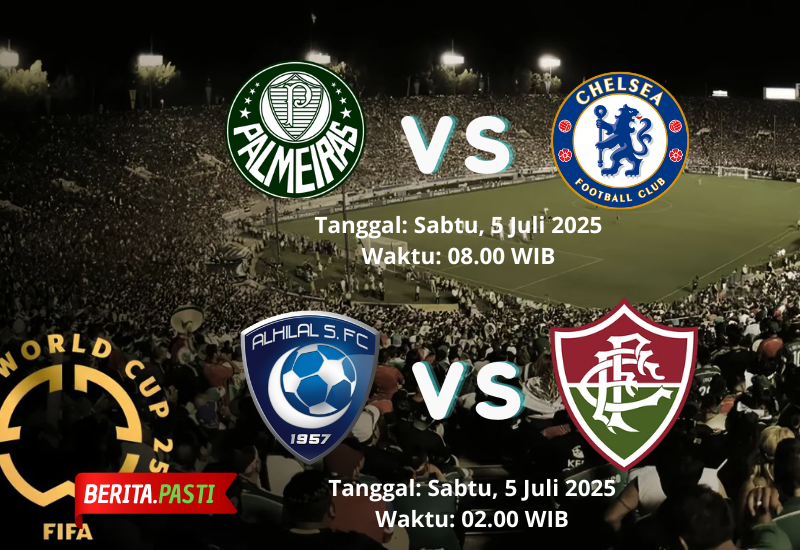 Jadwal Live Pertandingan Piala Dunia Antar Klub 2025: Persaingan Keras Menuju Semifinal
