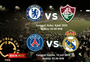 Jadwal Lengkap Semifinal Piala Dunia Antarklub 2025: Reuni Emosional Mbappe dan Kejutan Kuda Hitam